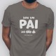 T-shirt homem “Pai do c*r*lho”
